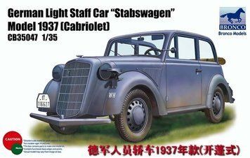 Збірна модель німецького автомобіля "Opel Olimpia Stabswagen (Cabriolet)" CB35047 фото