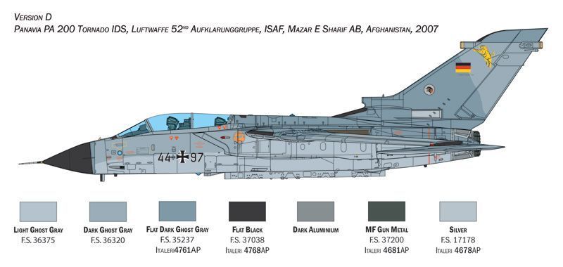 Збірна модель 1/32 літак Tornado IDS Italeri 2520 IT2520 фото