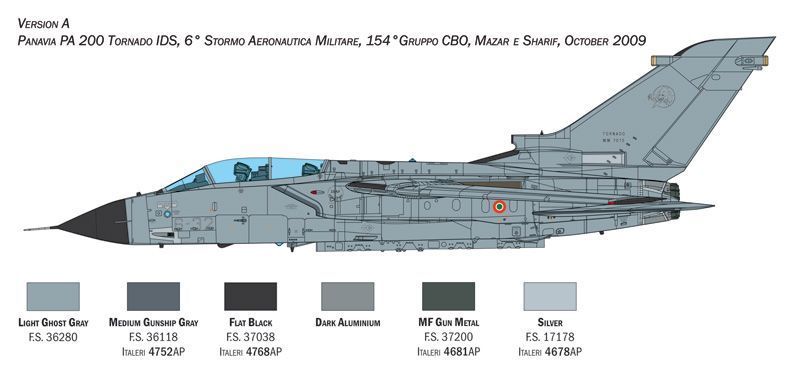 Збірна модель 1/32 літак Tornado IDS Italeri 2520 IT2520 фото