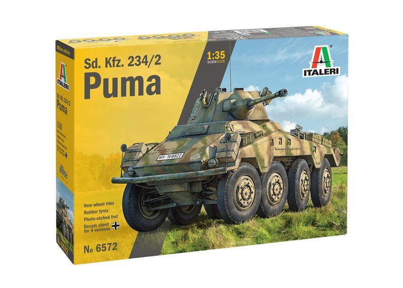 Збірна модель 1/35 бронемашина Sd.Kfz. 234/2 Puma IT6572 фото