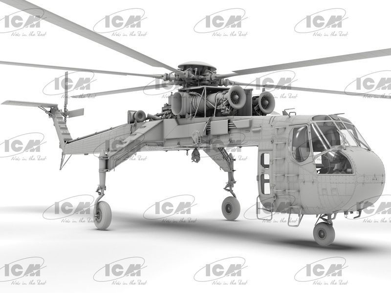 Sikorsky S-64E Повітряний кран ICM53058 фото