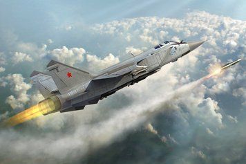 Збірна модель літака MIG-31 FOXHOUND HB81753 фото