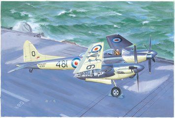 Збірна модель винищувача De Havilland "Sea Hornet" NF.21 TR02895 фото