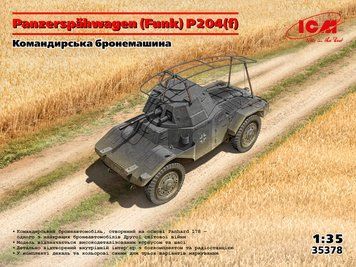 Panzersp&auml;hwagen (Funk) P204(f), командирська бронемашина ICM35378 фото