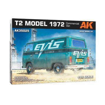 Збірна модель 1/35 Автомобіль Т2 1972 року (Комерційний фургон) AK-interactive 35025 AK35025 фото