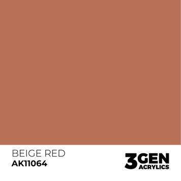 BEIGE RED - STANDARD / БЕЖЕВИЙ ЧЕРВОНИЙ AK11064 фото