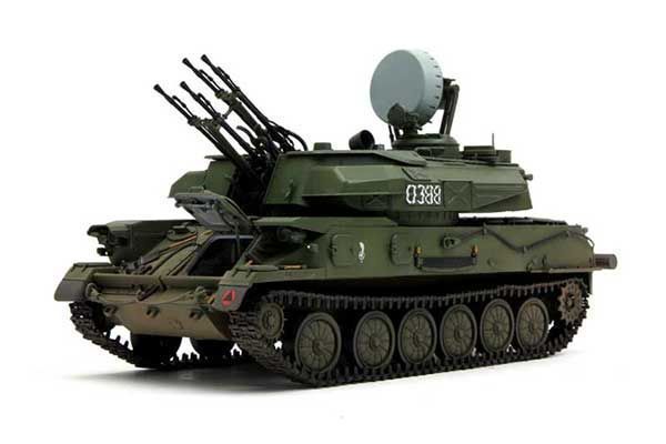 Збірна модель САМОХІДНОЇ ЗЕНІТНОЇ УСТАНОВКИ ЗСУ-23-4 ШИЛКА TS-023 фото