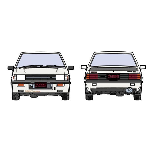 Збірна модель 1/24 японський автомобіль Mitsubishi Lancer EX 1800GSR turbo (Intercooler) Hasegawa 21134 HS21134 фото