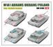 Збірна модель 1/35 американський танк Абрамс M1A1 Україна/Польща 2 в 1 лімітована серія RM-5106 фото 3