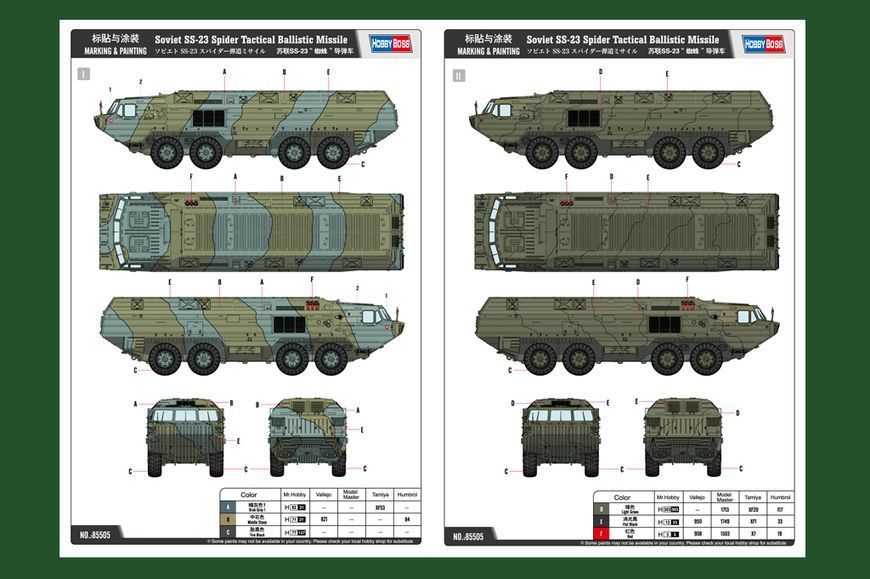 Soviet SS-23 Spider Tactical Ballistic Missile HB85505 фото