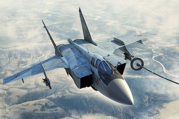 Збірна модель літака MiG-31B/BM Foxhound HB81754 фото