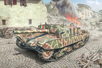 Збірна модель 1/35 Semovente M43 da 105/25 Bassotto Italeri 6751 IT6751 фото