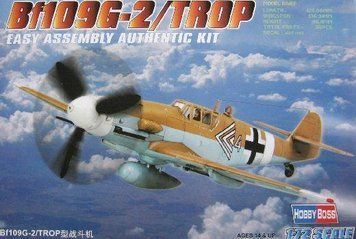 Збірна модель німецького винищувача Bf109 G-2/TROP HB80224 фото