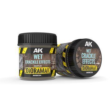 Wet Crackle Effects 100ml - Паста для створення ефекту тріску на вологому ґрунті AK8034 фото