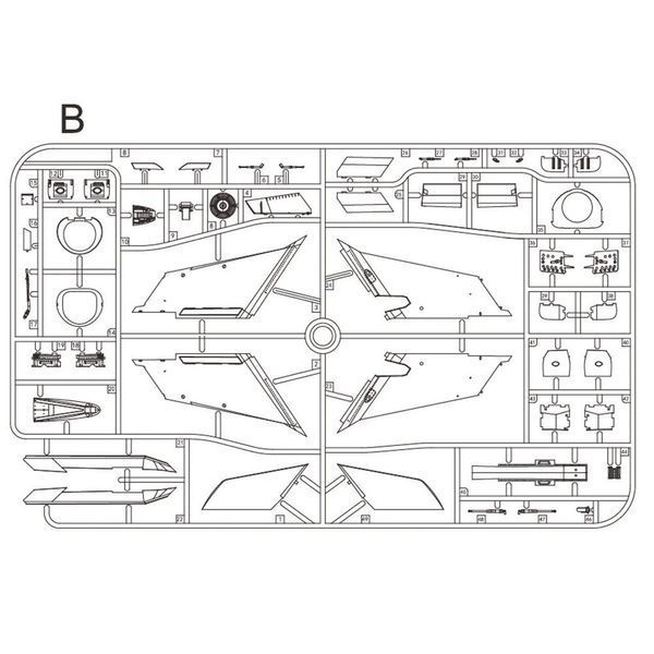 Збірна модель 1/48 Літак Etendard IVP/IVM KH80137 фото