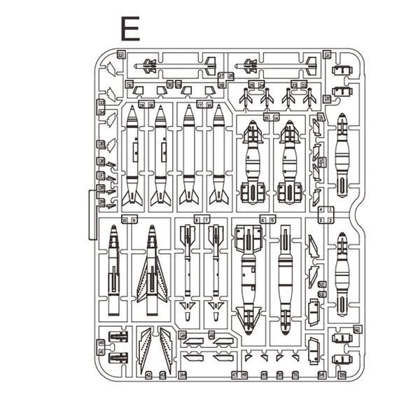 Збірна модель 1/48 Літак Etendard IVP/IVM KH80137 фото
