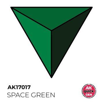 Акрилова фарба SPECTRAL GREEN / Зелений космос QUICK GEN COLOR AK-Interactive AK 17017 AK17017 фото