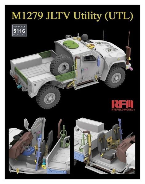 Збірна модель 1/35 американський тактичний бронеавтомобіль M1279 RM-5116 фото