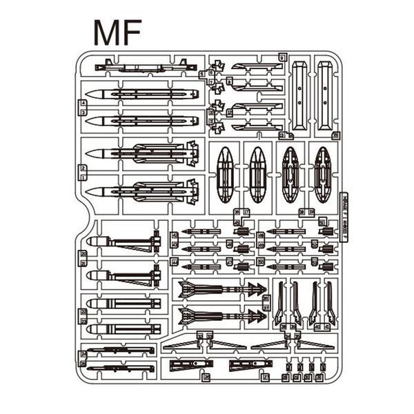 Збірна модель Літак 1/48 Super Etendard KH80138 фото