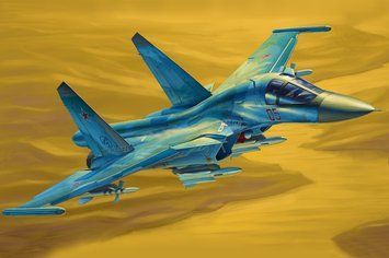 Збірна модель літака Su-34 Fullback HB81756 фото