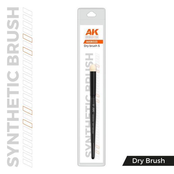 Синтетичний пензлик - dry brush S AK-Interactive AKB023 AKB023 фото