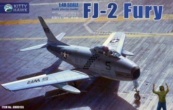 Збірна модель 1/48 Літак FJ-2 "Fury" KH80155 фото