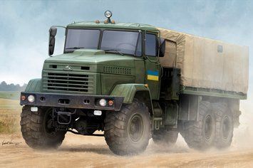 Збірна модель українського KrAZ-6322 "Soldier" Cargo Truck HB85512 фото