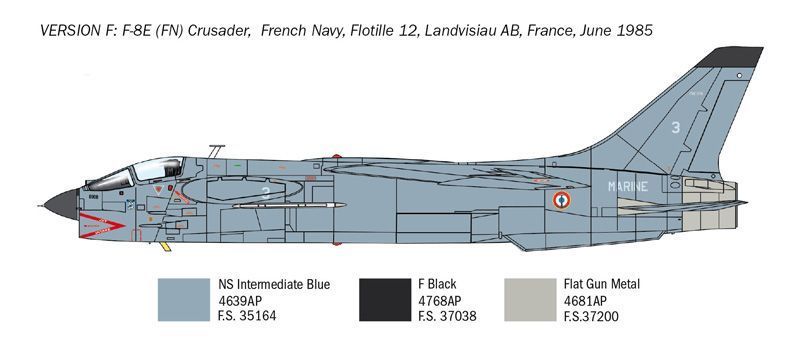 F-8E CRUSADER IT1456 фото