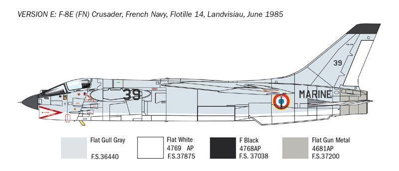 F-8E CRUSADER IT1456 фото