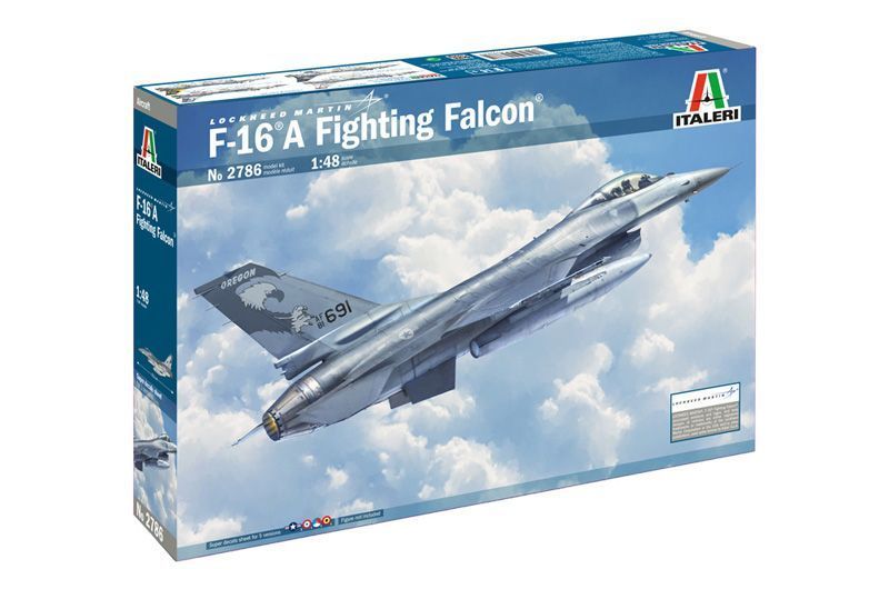 Збірна модель 1/48 літак F-16 A Fighting Falcon IT2786 фото