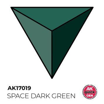 Акрилова фарба SPACE DARK GREEN / Темно-зелений космос QUICK GEN COLOR AK-Interactive AK 17019 AK17019 фото