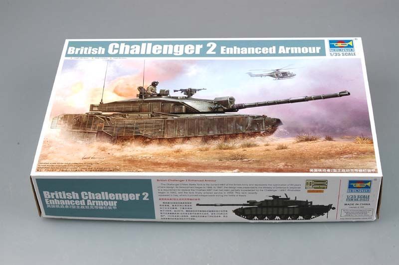 Збірна модель британського танка Challenger 2 з додатковим захистом TR01522 фото