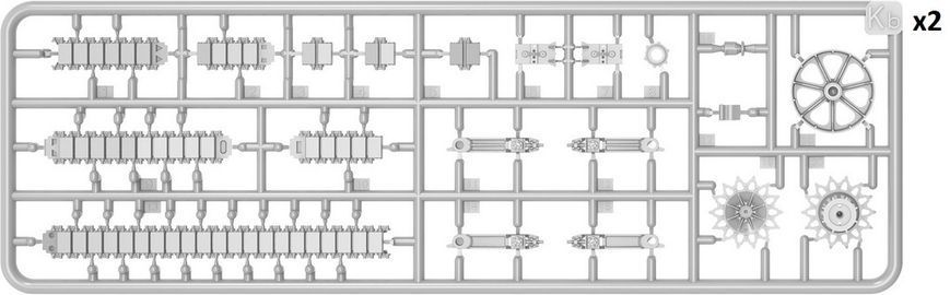Збірна модель 1/35 WWII Military Miniatures Британський легкий танк М3 Стюарт Дизельний MA35417 фото