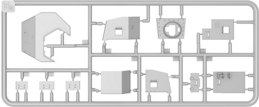 Збірна модель 1/35 WWII Military Miniatures Британський легкий танк М3 Стюарт Дизельний MA35417 фото