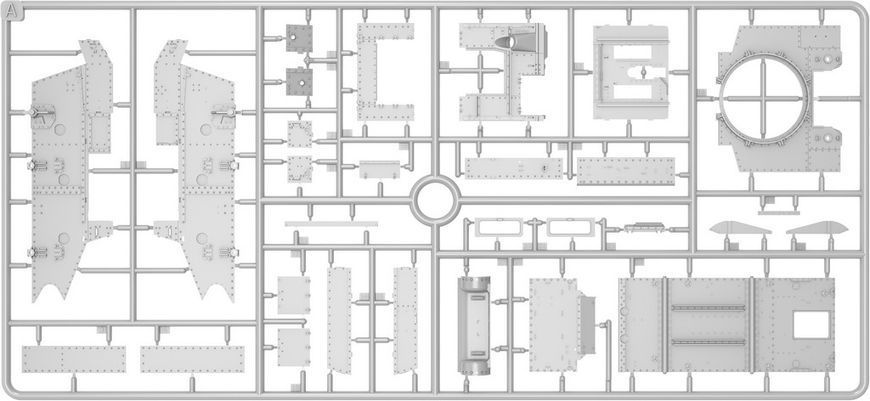 Збірна модель 1/35 WWII Military Miniatures Британський легкий танк М3 Стюарт Дизельний MA35417 фото