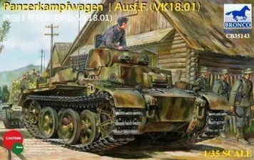 Збірна модель Panzerkampfwagen I Ausf.F(VK18.01) CB35143 фото