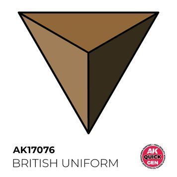Акрилова фарба BRITISH UNIFORM / Британська уніформа (військовий) QUICK GEN COLOR AK-interactive AK AK17076 фото