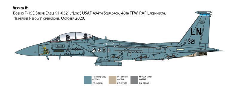 F-15 SRTIKE EGLE Italeri IT2803 фото