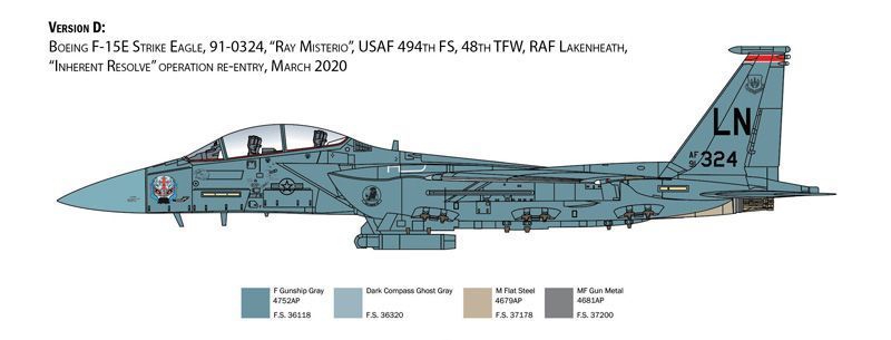 F-15 SRTIKE EGLE Italeri IT2803 фото