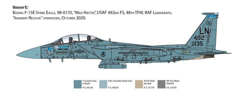 F-15 SRTIKE EGLE Italeri IT2803 фото
