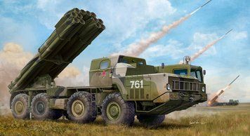 Збірна модель реактивної системи залпового вогню 9А52-2 "Смерч-М" TR01020 фото