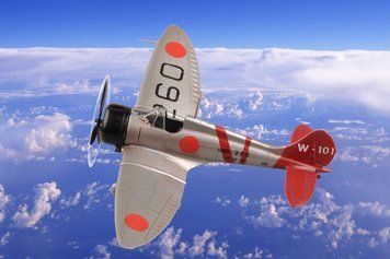 Збірна модель японського винищувача A5M2 HB80288 фото