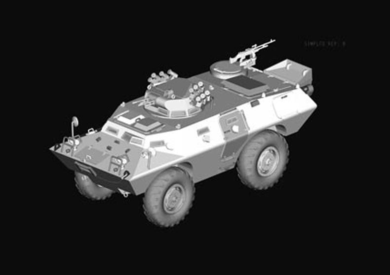 Збірна модель M706 Commando Armored Car Product Improved HB82419 фото