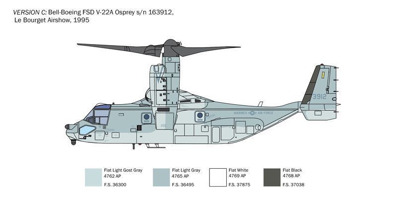 конвертоплан V-22 A OSPREY IT1463 фото