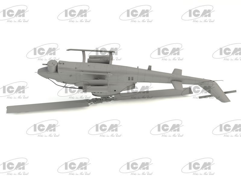 Збірна модель 1/32 AH-1G Cobra (раннього виробництва), Американський ударний гелікоптер ICM32060 фото