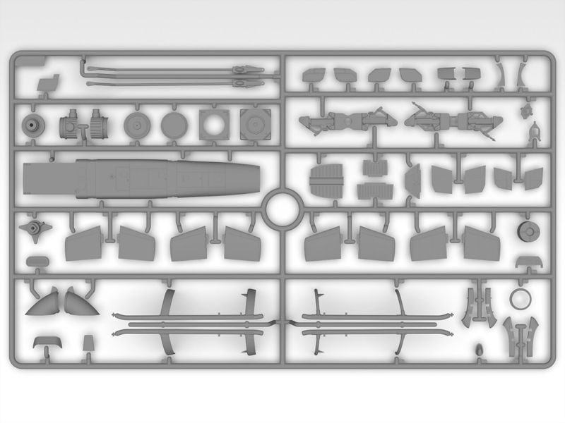 Збірна модель 1/32 AH-1G Cobra (раннього виробництва), Американський ударний гелікоптер ICM32060 фото
