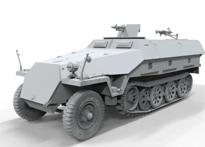 Збірна модель 1/35 німецький напівгусеничний бронетранспортер (Sd.Kfz.251 /1 Ausf.D) Border Model BT BT-041 фото
