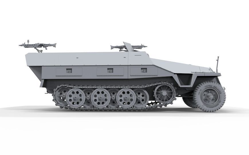Збірна модель 1/35 німецький напівгусеничний бронетранспортер (Sd.Kfz.251 /1 Ausf.D) Border Model BT BT-041 фото