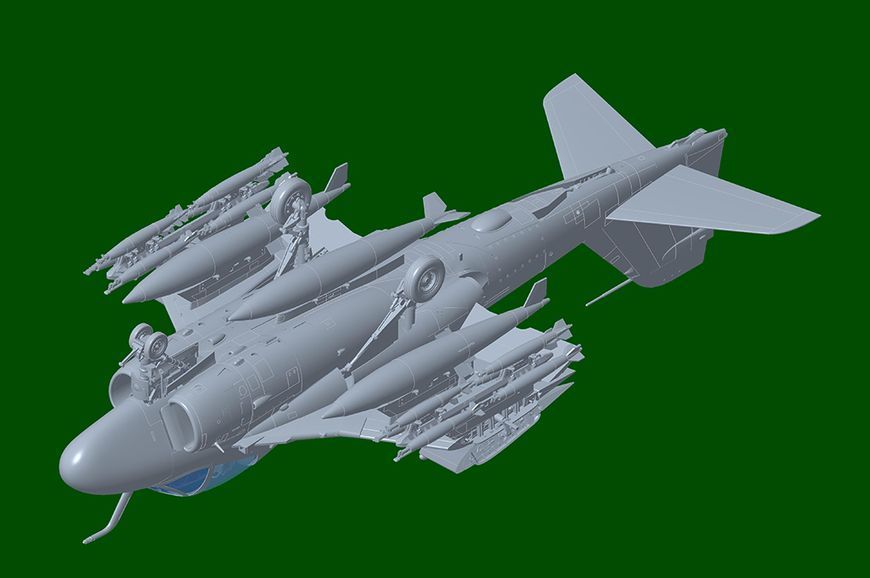 Збірна модель 1/72 Американський штурмовик А-6Е Інтрудер TR01641 фото