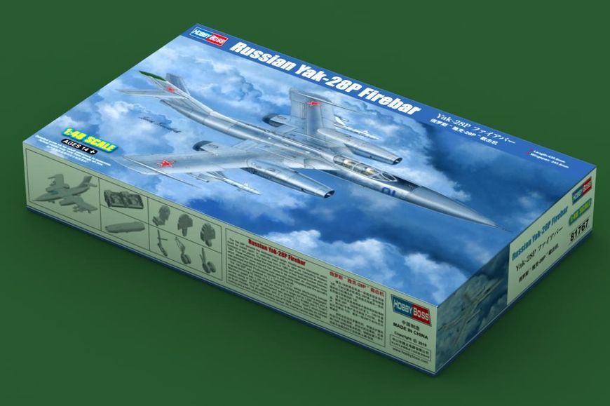 Збірна модель літака Yak-28P Firebar HB81767 фото